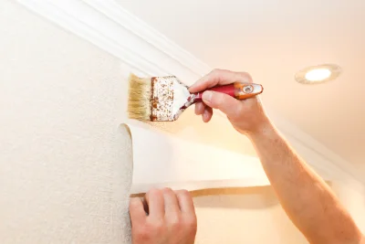 Pose de papier peint à Riupeyrous — revêtements muraux et toiles de verre